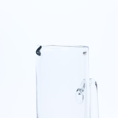 Krosno (Poland) glass pictcher or jug Drinkware and Barware Coco Retrotique