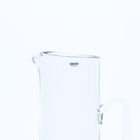 Krosno (Poland) glass pictcher or jug Drinkware and Barware Coco Retrotique