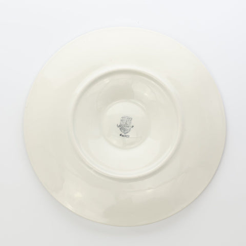 Longchamp (France) cream oyster dish with basket weave design Servingware Coco Retrotique