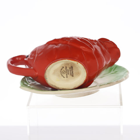 Maruhon Ware (Japan) lobster sauceboat and saucer Servingware Coco Retrotique