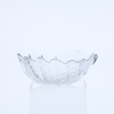 Orrefors Sweden, glass leaf bowl Glass Coco Retrotique