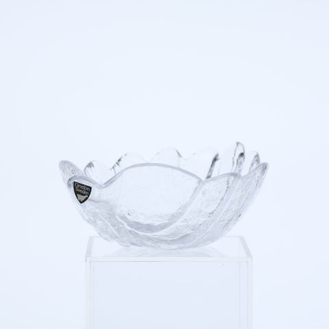 Orrefors Sweden, glass leaf bowl Glass Coco Retrotique