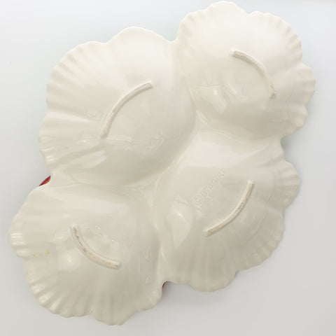 Otagiri (Japan) lobster on lettuce leaf divided dish Servingware Coco Retrotique