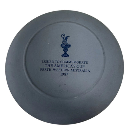 Wedgwood (England) 1987 commemorative plate America's Cup, Perth, Western Australia