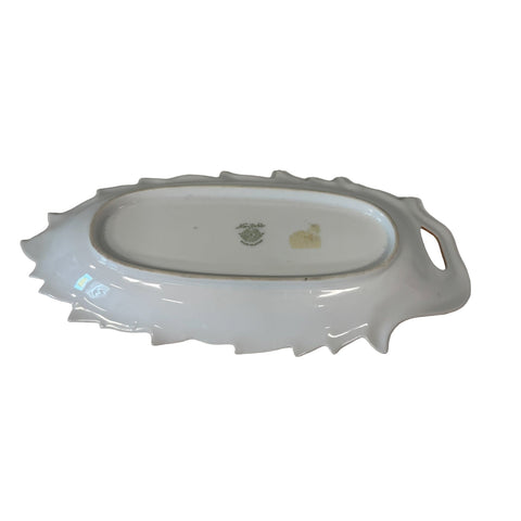Noritake (Japan) Vintage autumn leaves dish 20 cm length