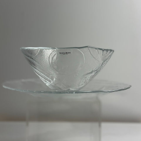 Kosta Boda (Sweden) "Tropical Fruit" bowl designed by Gunnel Sahlin 19cm