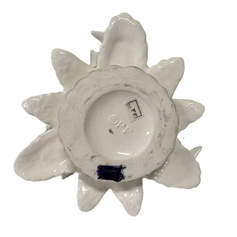 Fitz and Floyd (Japan) Christmas and dove tree candle holder