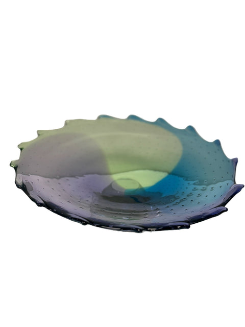Kosta Boda (Sweden) "Poppy" large dish designed by Kjell Engman