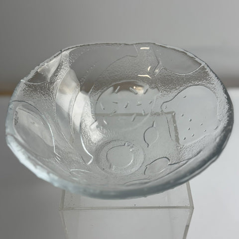 Kosta Boda (Sweden) "Tropical Fruit" bowl designed by Gunnel Sahlin 19cm