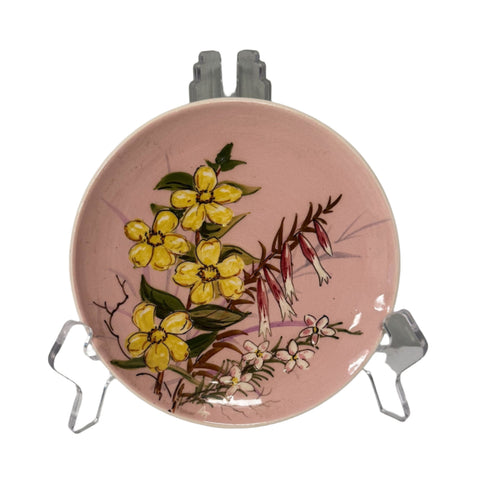 Guy Boyd (Australia) hand-painted wildflower wall plate 15 cm