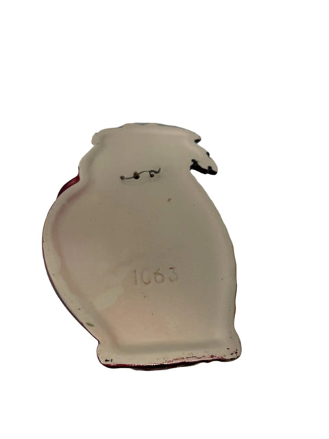 Beswick Palm tree series wall vase, James Haywood 1063