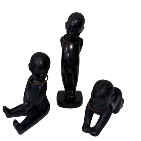 Barsony (Australia) black baby standing figurine