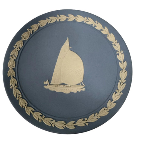 Wedgwood (England) 1987 commemorative plate America's Cup, Perth, Western Australia