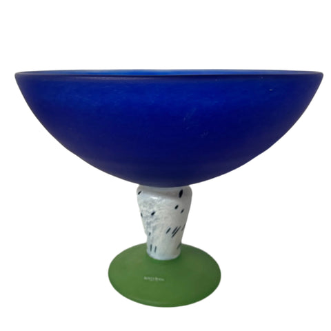 Kosta Boda (Sweden) art glass bowl Gunnel Sahlin signed numbered #59346