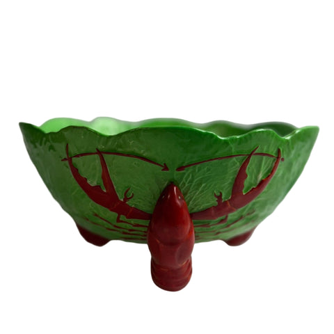 Crown Devon (England) lobster design salad bowl