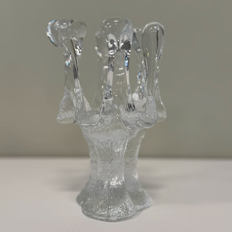 Kosta Boda (Sweden) "Sunflower" large candleholder designed by Göran Wärff