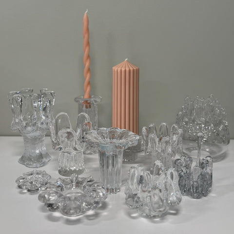 Kosta Boda (Sweden) Goran Warff Rurik pillar candle 15cm