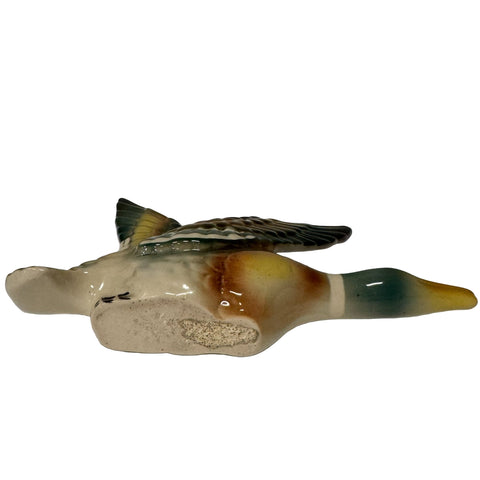 Set of two vintage hand painted graduating wall ducks etched underneath with F010 and F011