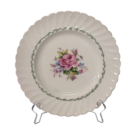 Royal Staffordshire (England) "Janice" dinner plate designed by Clarice Cliff
