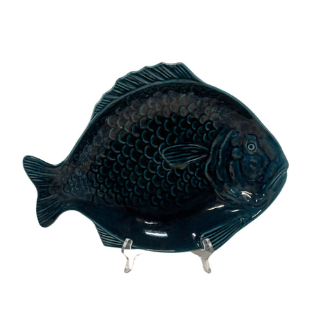 Shorter and Sons (England) Fish serving platter c1950's designed by Clarice Cliff