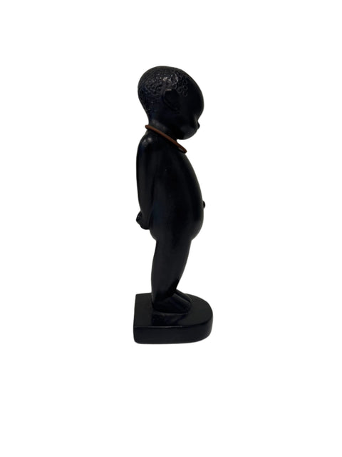 Barsony (Australia) black baby standing figurine
