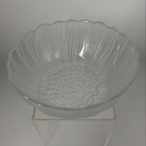 Kosta Boda (Sweden) "Lydia" flower bowl, designed by Mats Jonasson
