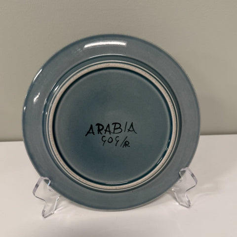 Arabia (Finland) blue fructus, sideplate, Gunvor Olin Gronqvist,