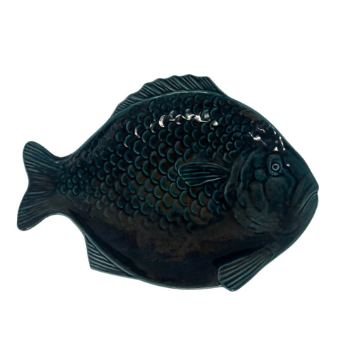 Shorter and Sons (England) Fish serving platter c1950's designed by Clarice Cliff