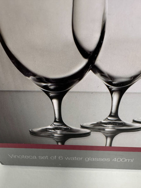 Krosno (Poland) boxed set of four water glasses 400ml