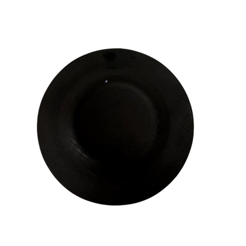 Wedgwood (England) black Jasperware Aurora Greek round trinket dish | Ashtray