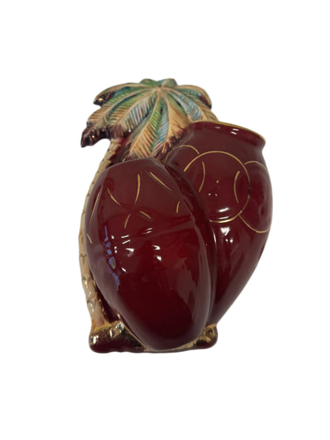 Beswick Palm tree series wall vase, James Haywood 1063