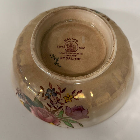 Maling (England) lustre 1930s bowl "Rosalind"