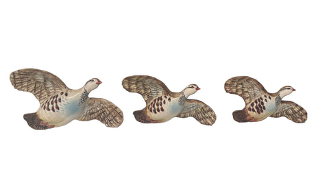 Beswick (England) a rare set of three graduating partridges