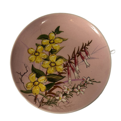 Guy Boyd (Australia) hand-painted wildflower wall plate 15 cm