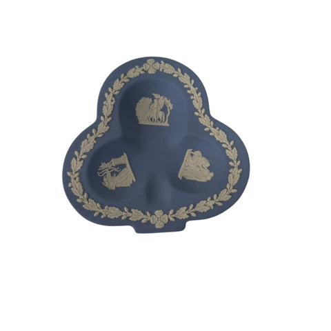 Wedgwood (England) Jasperware clover shaped trinket dish |ashtray