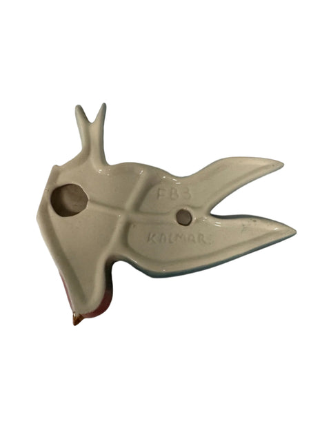 Kalamar (Australia) graduating pair of two ceramic wall hanging birds