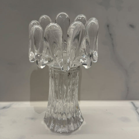Kosta Boda (Sweden) "Sunflower" larger sized candleholder designed by Göran Wärff 18cm