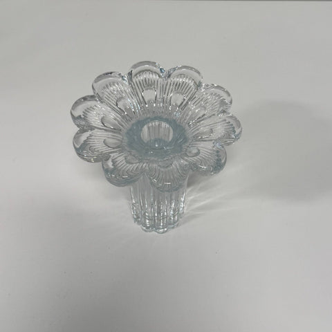 Nybro (Sweden) Silvia Flower glass candlestick
