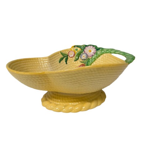 Carlton Ware (England) yellow basket weave bowl, Australian Design