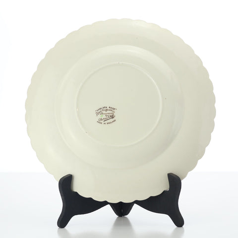 Royal Staffordshire (England) "Chelsea Rose" dinner plate designed by Clarice Cliff Servingware Coco Retrotique
