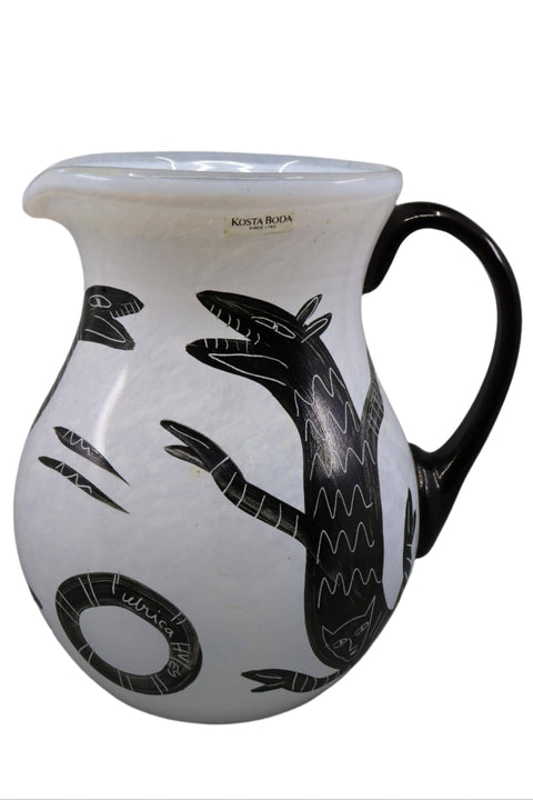 Ulrica Hydman-Vallien 'Caramba' Kosta Boda Jug Coco Retrotique