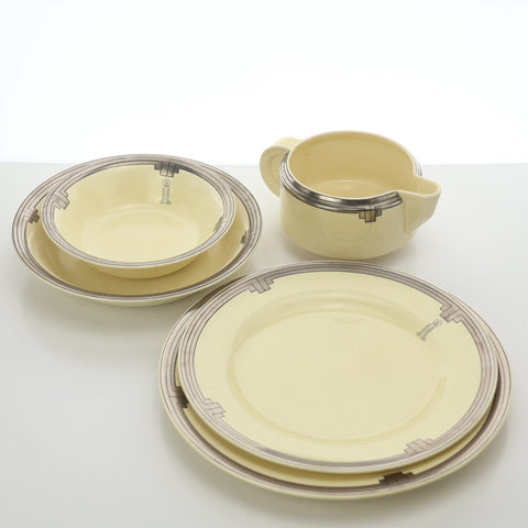 Wilkinson (England) "Odilion" servingware designed by Clarice Cliff Servingware Coco Retrotique