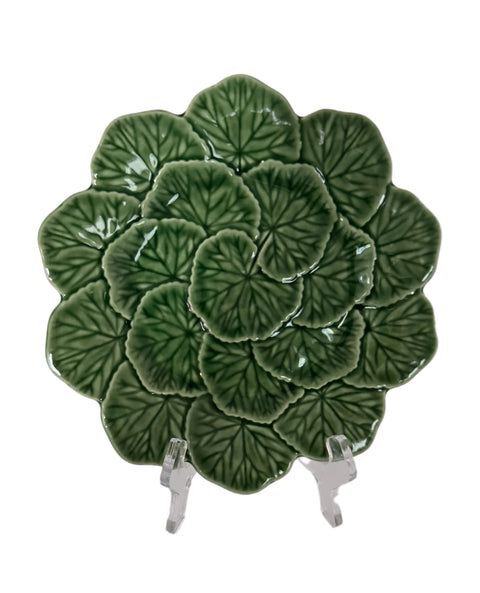 Bordallo Pinheiro (Portugal) cabbage entre or side plate 22 cm or 9 inches