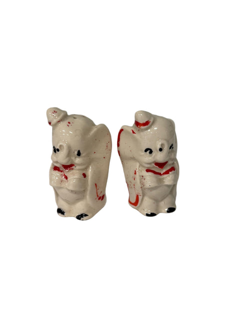 Elephant salt and pepper shakers