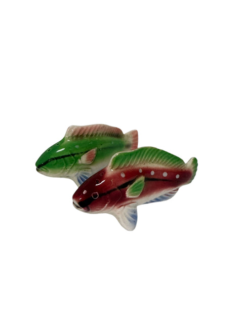 Vintage (Japan) fish salt and pepper shakers