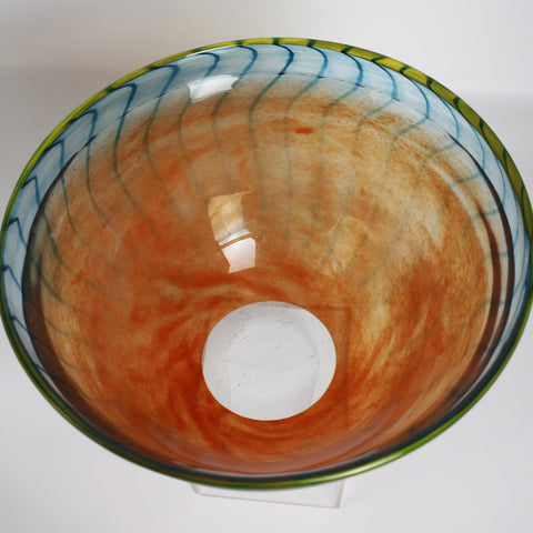 Kosta Boda (Sweden) large art glass bowl bowl diameter 25 cm