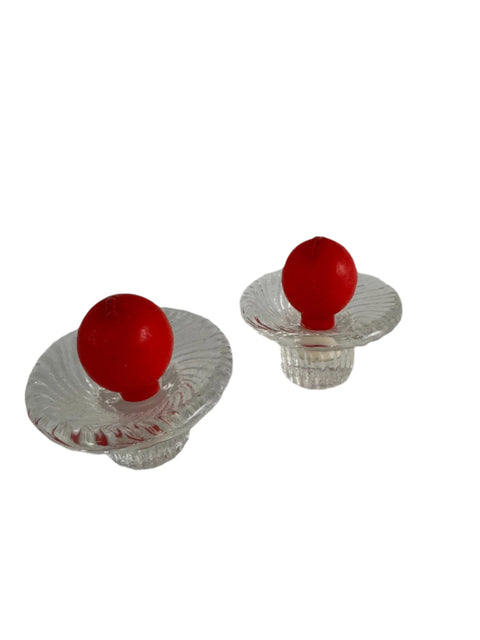 Iittala (Finland) "Poppa" set of two boxed candles with original ball candle