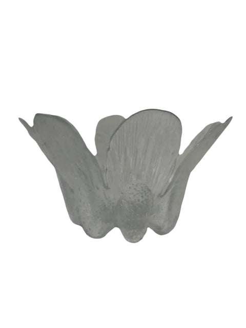 Iittala (Finland) clear Textured Flower Petals Centerpiece Bowl