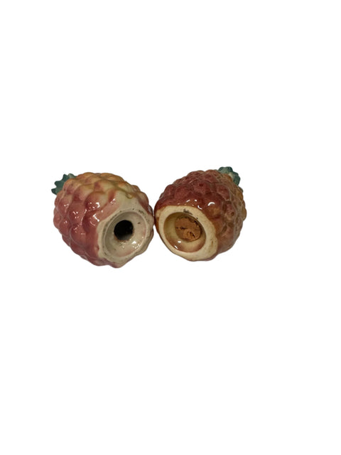 Vintage pineapple salt and pepper shakers