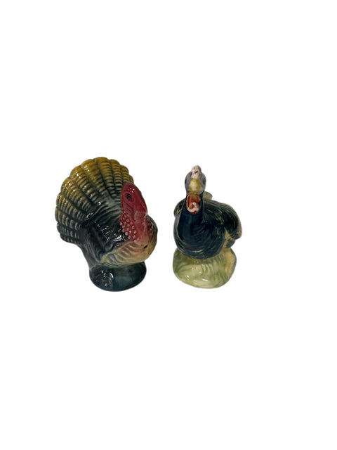 Vintage turkey salt and pepper shakers